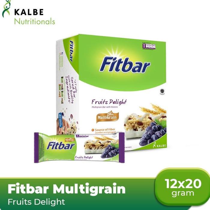 Gambar Fitbar Fruits Delight 12x20gr Multigrain Berkualitas dari MakananInstan18 undefined Tokopedia