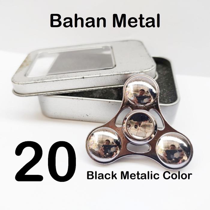 Gambar Fidget Spinner Metal Hand Spinner Stress Relieve Toys - Metal Laher 20 dari Pelangi Mainan undefined Tokopedia