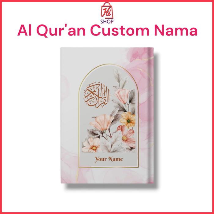 Gambar Al Quran Aesthetic Signature Terjemah Latin Terlengkap A5 A6 Custom Nama - DW-132, A5 Terjemah dari Hi-Shop.1 undefined Tokopedia