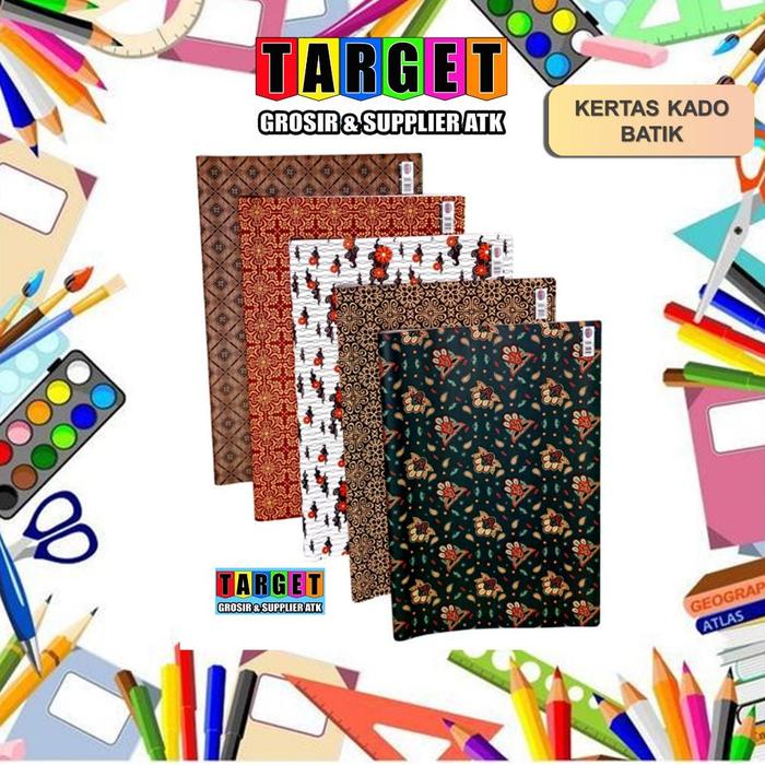Gambar Aqw Kertas Kado Sidu / Bungkus Motif Karakter / Gift Wrap Batik Warna - BATIK dari Bariq930 undefined Tokopedia