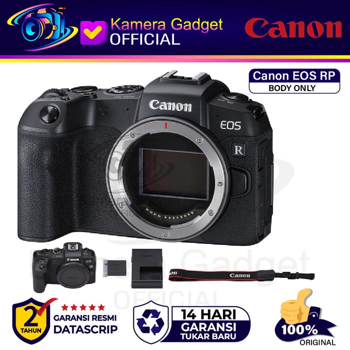 Gambar Canon EOS RP Mirrorless Digital Camera Body Only EOS RP BO Original - UNIT ONLY, PAKET STANDARD dari Kamera Gadget Official undefined Tokopedia