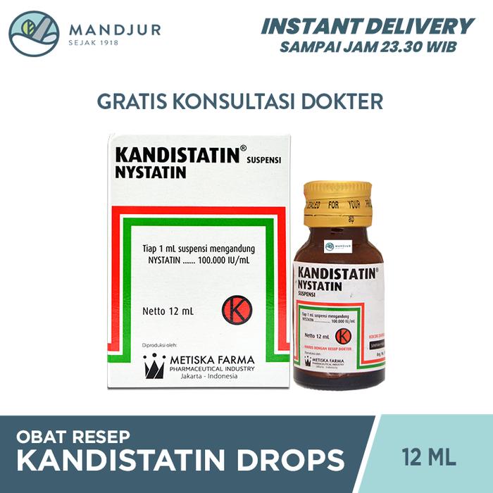 Gambar Kandistatin Drops 12 ml / Kandidiasis / Jamur Pada Rongga Mulut dari Apotekmandjurofficial undefined Tokopedia