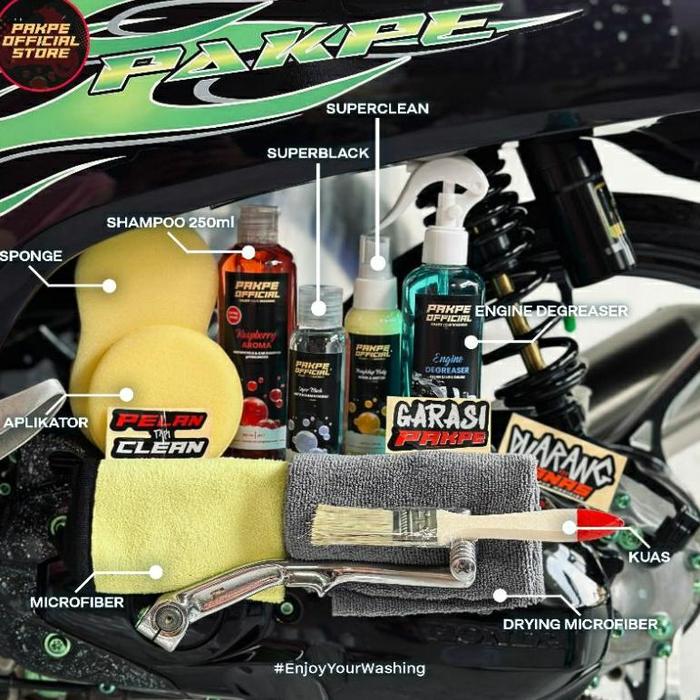 Gambar PAKET CUCI CLEAN LENGKAP BY PAKPEOFFICIAL PAKET CUCI LENGKAP PAKET PERAWATAN MOTOR DAN MOBIL - LENGKAP 3 NEW dari della_storeee undefined Tokopedia