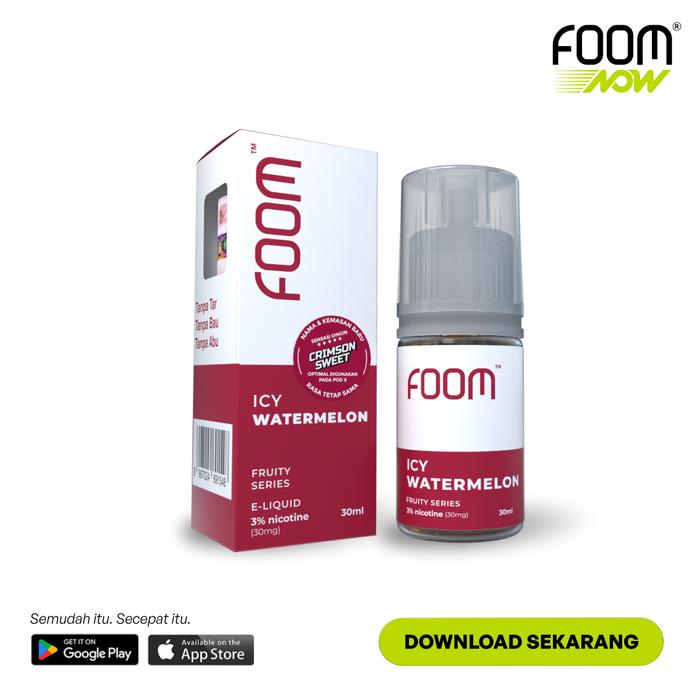 Gambar Liquid Icy Fruity Series Foom - Icy Watermelon dari FOOM LAB GLOBAL undefined Tokopedia