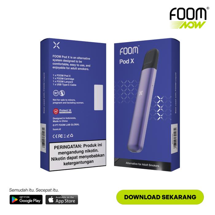 Gambar Foom Pod X - Device [All Colour] - WILD PURPLE dari FOOM LAB GLOBAL undefined Tokopedia