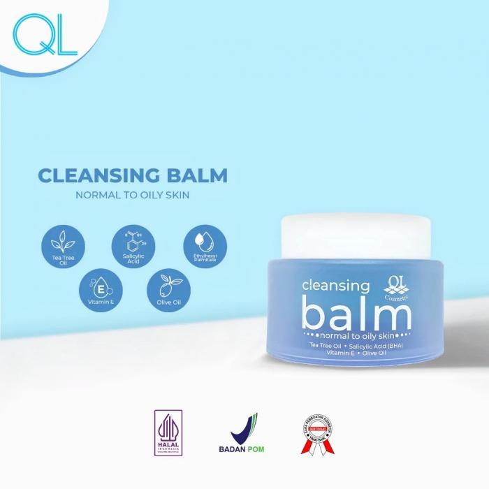 Gambar QL Cleansing Balm 50g / Pembersih Make Up Wajah - biru dari Hangvalen undefined Tokopedia