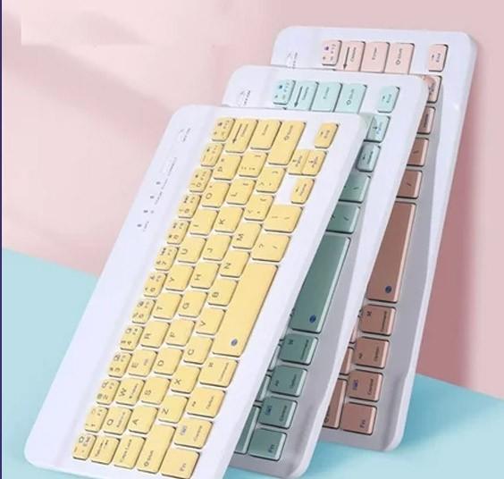 Gambar HUAWEI MATEPAD T10s PORTABLE WIRELESS KEYBOARD BLUETOOTH WITH MOUSE - Keyboard Saja, Putih dari sarungcasinghp undefined Tokopedia