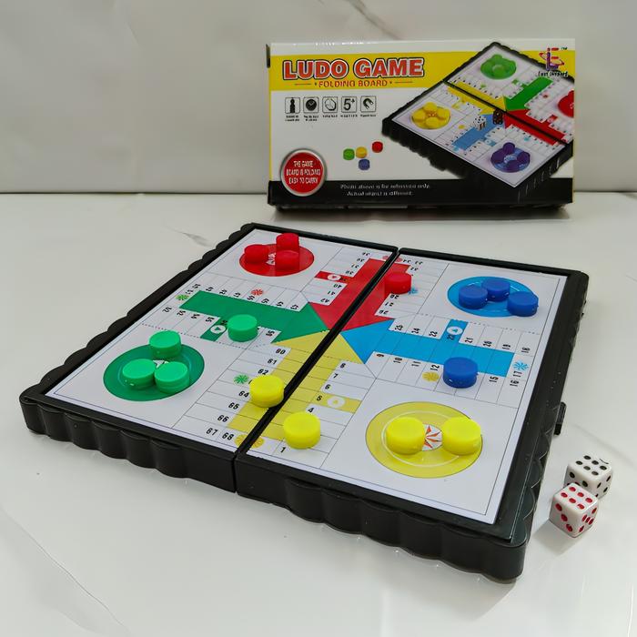 Gambar Board Games Magnetic 3 in 1 / Mainan Ular Tangga Magnet Ludo Halma - Ludo dari A.R.A.F.A undefined Tokopedia