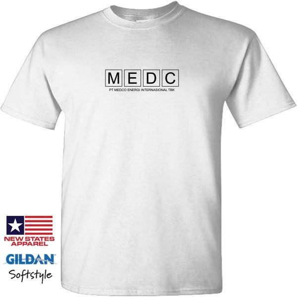 Gambar Kaos Emiten MEDC PT Medco Energy Internasional Tbk Varian 1 - Putih, S dari RICHART CREATIVE undefined Tokopedia