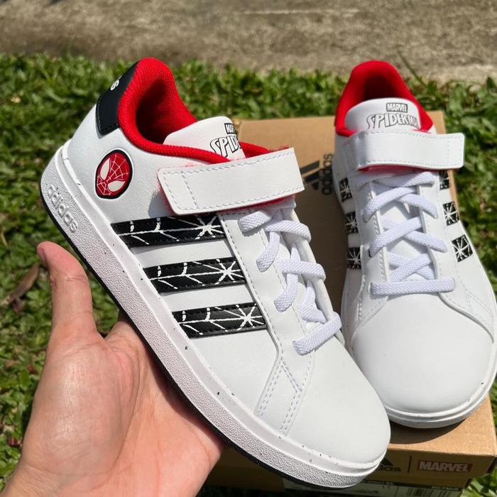 Grand Court Adidas Spiderman Shoes Size Jual Sneakers Anak Adidas
