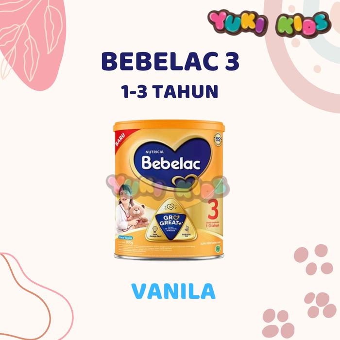 Gambar Bebelac 3 800gr (1-3 Tahun) - Vanilla dari YUKI KIDS 16 undefined Tokopedia