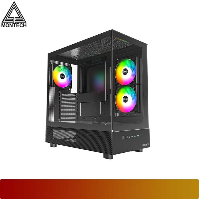 Gambar MONTECH XR | Discover Panoramic Excellence with XR Case - Hitam dari Nano Komputer undefined Tokopedia