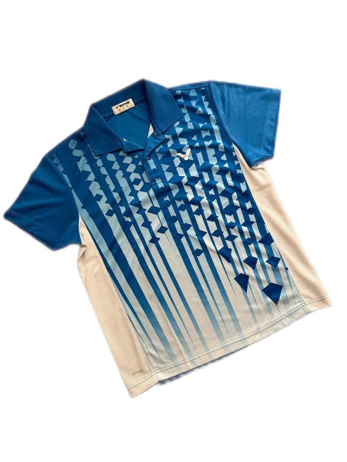 Gambar Polo Shirt Jersey Badminton Original Victor Kondisi 80% - Biru dari OMINA undefined Tokopedia