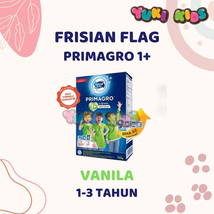 Gambar Frisian Flag Bendera Primagro 1+ 750gr (1-3 Tahun) - Vanila dari YUKI KIDS 16 undefined Tokopedia