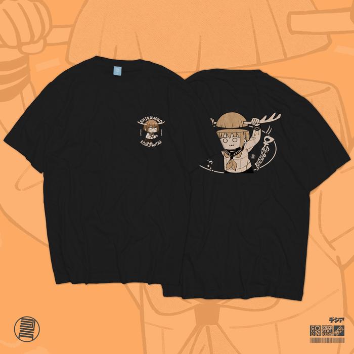 Kaos Shikanoko Otaknya Dimana Meme Nokotan Deer Anime Manga T-Shirt Baju  Wibu Jepang DJA Cloth Hitam, S