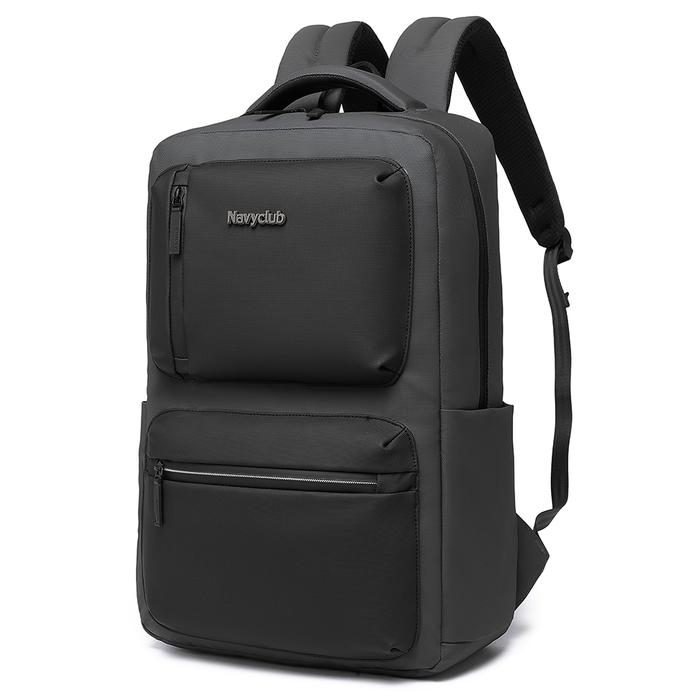 Gambar Navy Club Tas Ransel Laptop FHBC - Backpack Daypack Up to 15 Inch Tas Pria Wanita - Abu-abu dari Navy Club undefined Tokopedia
