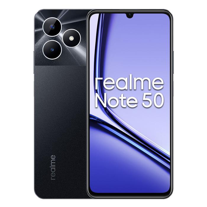 Gambar Realme Note 50 4/64 gb Garansi Resmi - Hitam, 3/64 dari RnR Jaya undefined Tokopedia