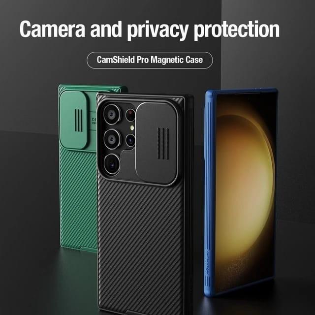 Gambar CASE FOR SAMSUNG S22 ULTRA / S22 PLUS / S22 PHONE CASE NILKIN CAMSHILED PELINDUNG KAMERA - SAM S22 dari Bimasaktionline undefined Tokopedia