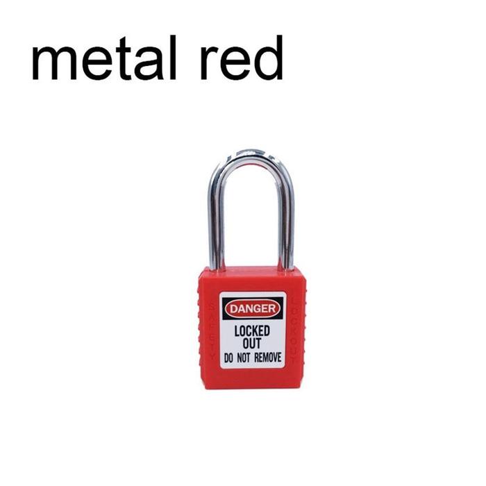 Gambar Loto Padlock Gembok Safety Equipment 38mm Merah dan Kuing - red dari HouseHold Hub undefined Tokopedia