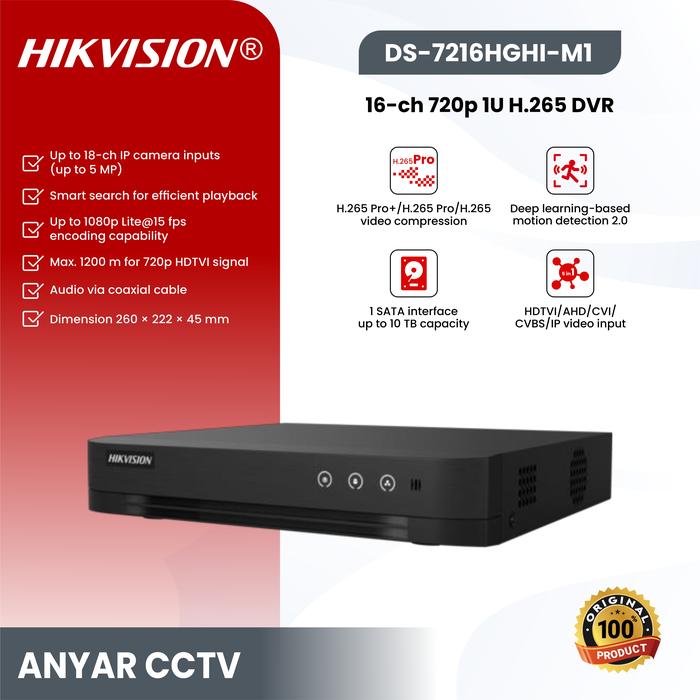 Hikvision 16 Channel DVR DS-7216HGHI-M1 In Sri Lanka - Foto 7