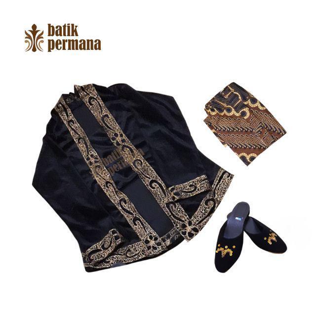 Gambar Kebaya Jawa Lengkap, Paud, Tk , Sd, Tng, Dewasa, Baju Adat Anak Perempuan, Baju Adat Jawa Cewe Batik Permana - Hitam, KEBAYA PAKET TK dari griceoid undefined Tokopedia