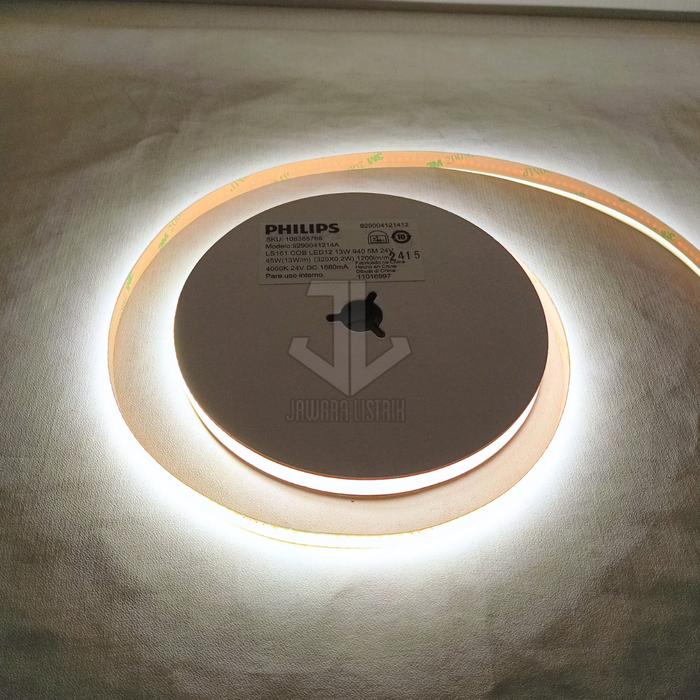 Gambar PHILIPS LIGHT STRIP LED LS161 8.5W 13W COB 5 METER LAMPU LED FLEXIBLE PITA 5M 24V - 13W 4000K dari JAWARA.LISTRIK undefined Tokopedia