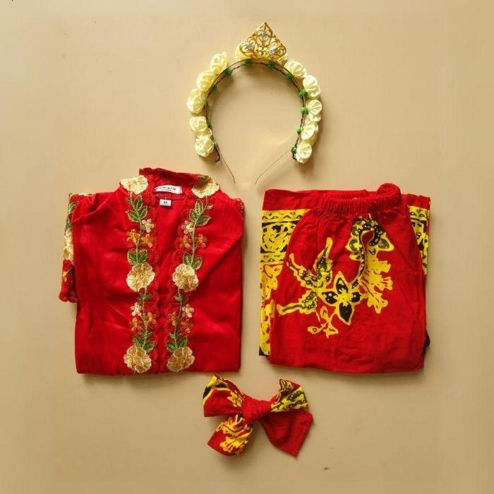 Gambar Pakaian Adat Banyuwangi Anak Jawa Timur Kebaya Jebeng Suku Osing - S dari griceoid undefined Tokopedia