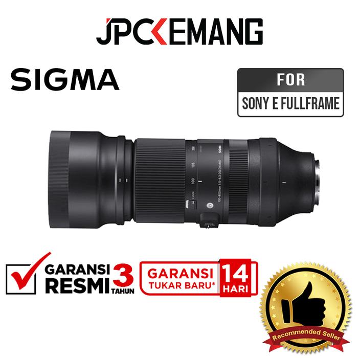 Gambar Sigma 100-400mm f5-6.3 DG DN OS Contemporary for Sony E GARANSI RESMI - UnitOnly dari JPC Kemang undefined Tokopedia