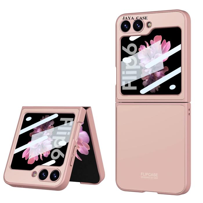 Gambar [ORIGINAL] Samsung Z Flip 6 Flip 6 5G Slim Matte Shockproof Case Cover - Pink dari Jaya Case STORE undefined Tokopedia
