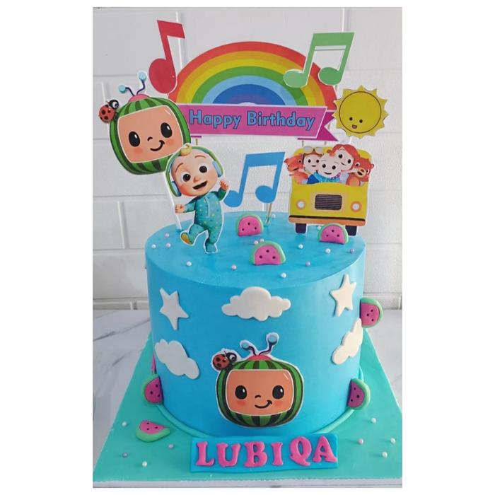 Gambar Kue Ulang Tahun Karakter Anak / Kue Ultah Anak / Custom Cake Anak - D. 20 CM dari OLEH-OLEH JKT By Double Cola undefined Tokopedia