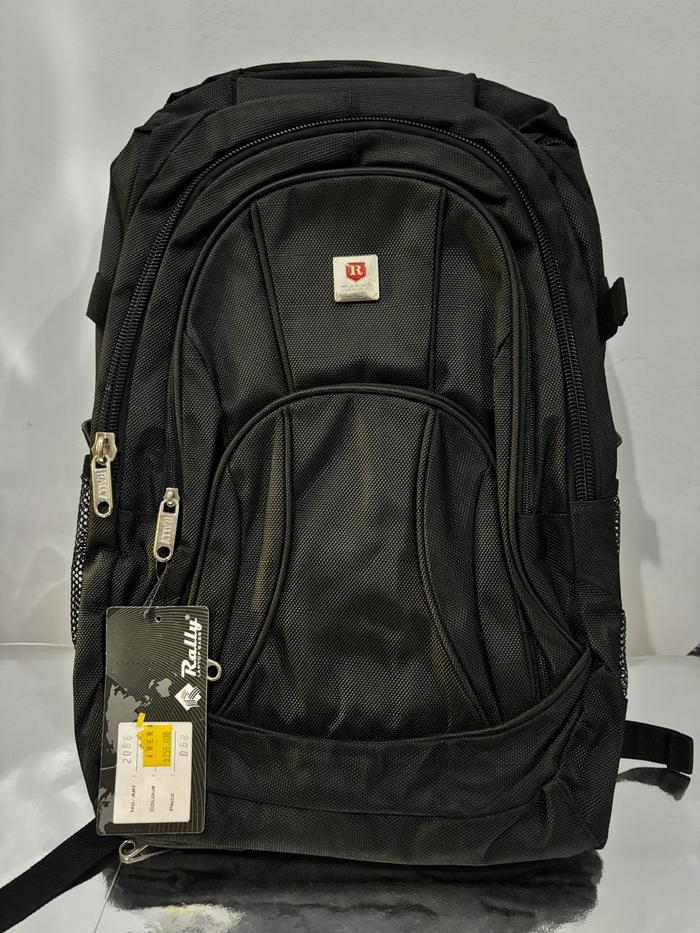 Gambar POPPURI SHOP - TAS RANSEL LAPTOP 2066 - Hitam dari Poppuri Shop_NEW undefined Tokopedia
