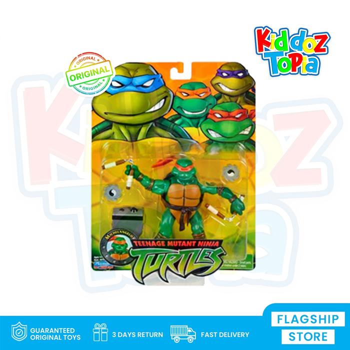 Gambar TMNT Teenage Mutant Ninja Turtles CLASSIC Basic Figures Asst 81030 - Michelangelo dari Kiddoztopia Official Store undefined Tokopedia