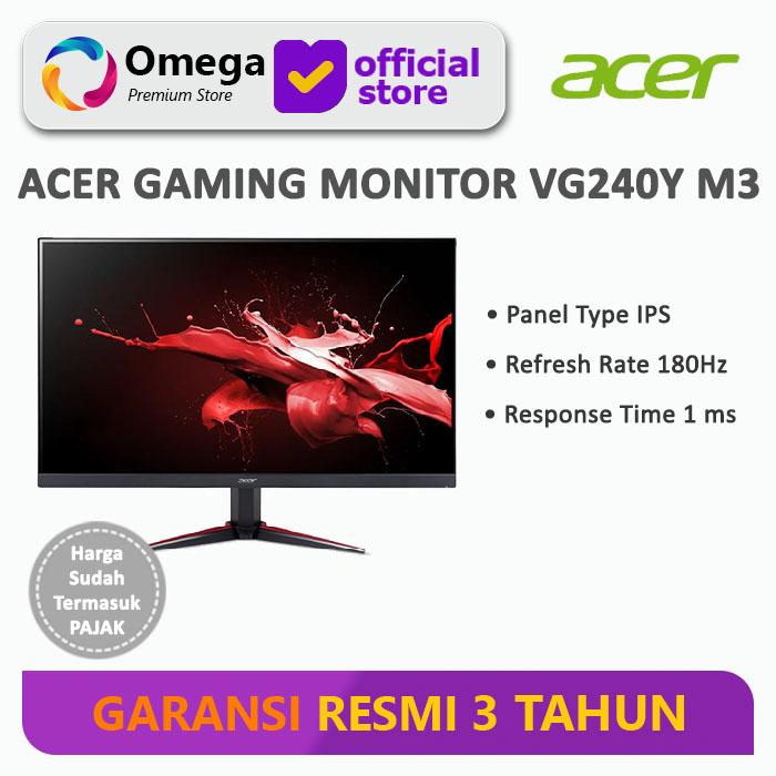 Gambar Monitor Acer VG240Y M3 24" IPS 1080p FHD 180Hz HDMI DP Speaker dari Omega Premium Store undefined Tokopedia