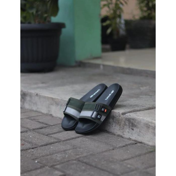 Gambar TERLARIS Sandal Slop Pria Wanita Sandal Slide RipCurl Webbing Dewasa Anti Slip Murah - Abu zaitun, 39 dari KilauSepatu undefined Tokopedia