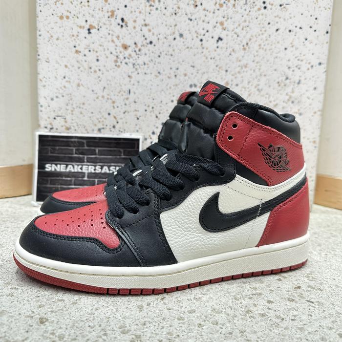 Jual Sepatu Jordan Retro High OG Bred Toe 44 Kota Tangerang
