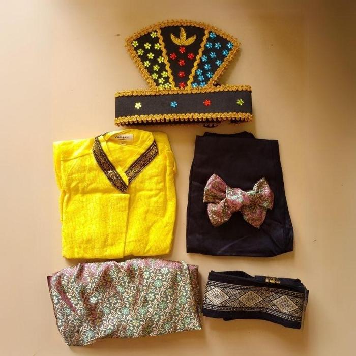 Gambar Baju Adat Aceh Perempuan Tari Saman Ratoh Jaroe Anak - Kuning, M dari griceoid undefined Tokopedia