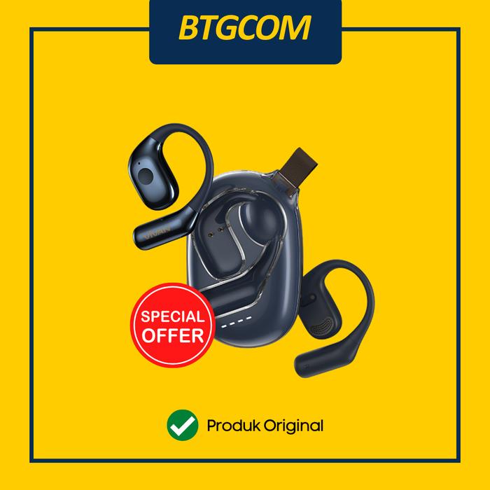 Gambar TWS VIVAN SPORT X2 OWS OLAHRAGA BLUETOOTH 5.4 4 MICROPHONE NOISE CANCELLING ENC EXTRA BASS - Biru dari btgcom Kota Denpasar Tokopedia