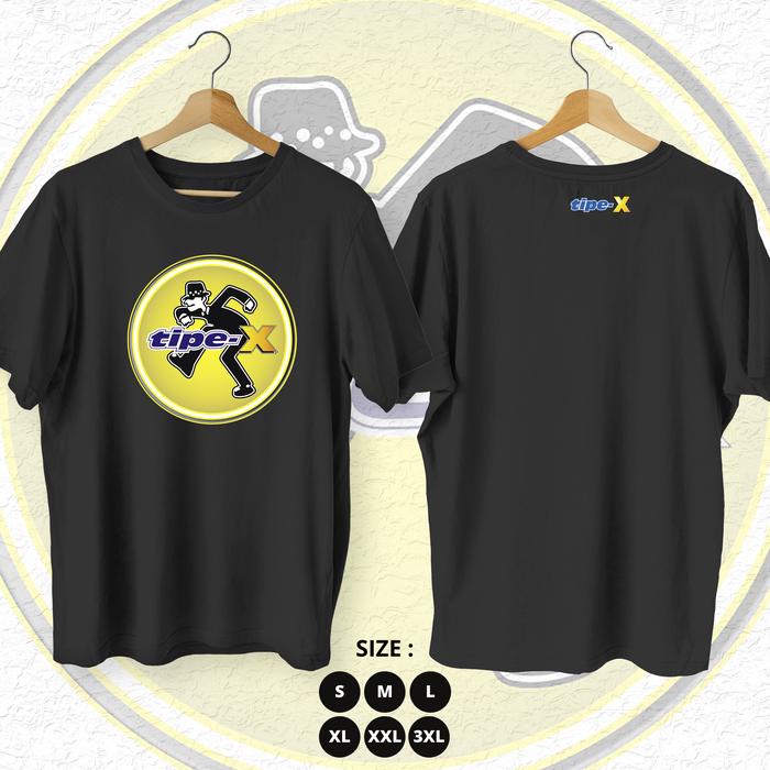 Gambar Tipe-X Tshirt Unofficial Merchandise Kaos Tipe x Baju Musik Tipex SKA - Logo, M dari Feet And Feel undefined Tokopedia