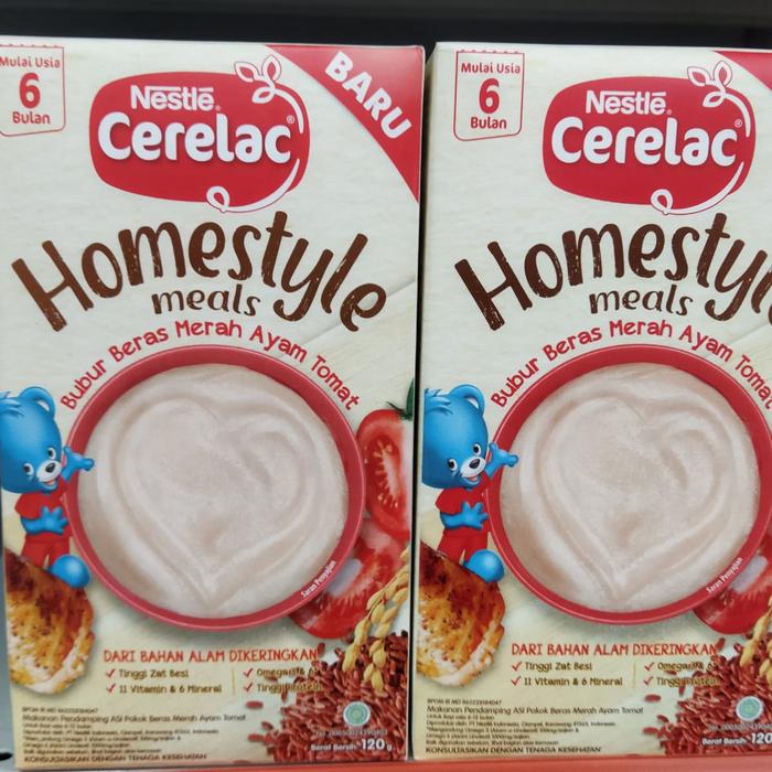 Gambar Cerelac bubur bayi 6+bulan 5 variant rasa 120gr box - ayam tomat dari HANIRA12 undefined Tokopedia