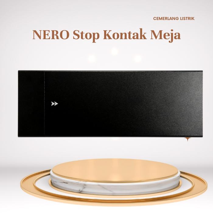 Gambar Nero Table Top Power Socket Table Outlet & Usb Charger TTPS1 - BLACK dari Cemerlang Listrik undefined Tokopedia