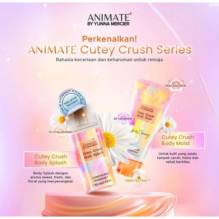 Gambar ANIMATE 2 IN 1 BODY MOIST & BODY SPLASH SERIES - Warm Vanilla dari STATIONS Beauty undefined Tokopedia