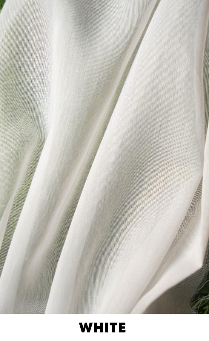 Gambar Kain Bahan Dalaman Gorden Curtain Vitrage/Vitrace BATISTE Fabric - Putih/White dari Rumah.Antik undefined Tokopedia