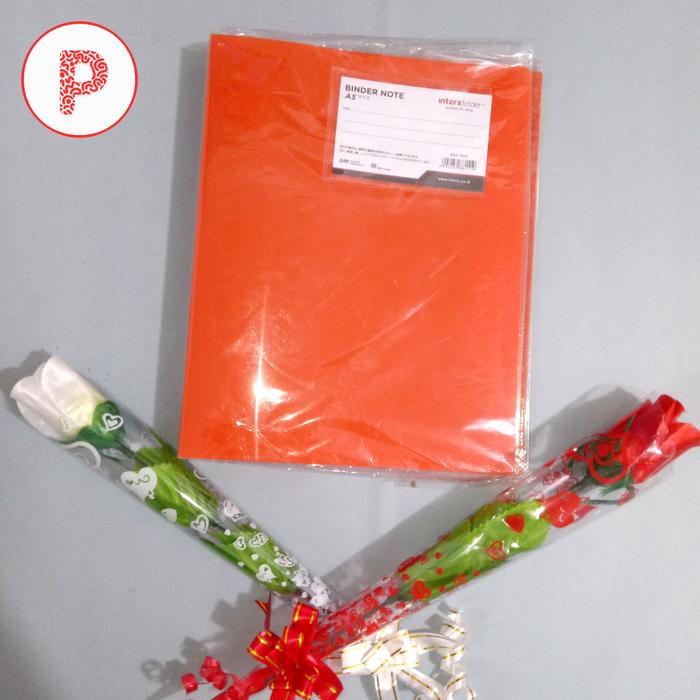 Gambar Map Binder Polos, Kertas A5 - Merah dari PINMEDIA undefined 5 Tokopedia