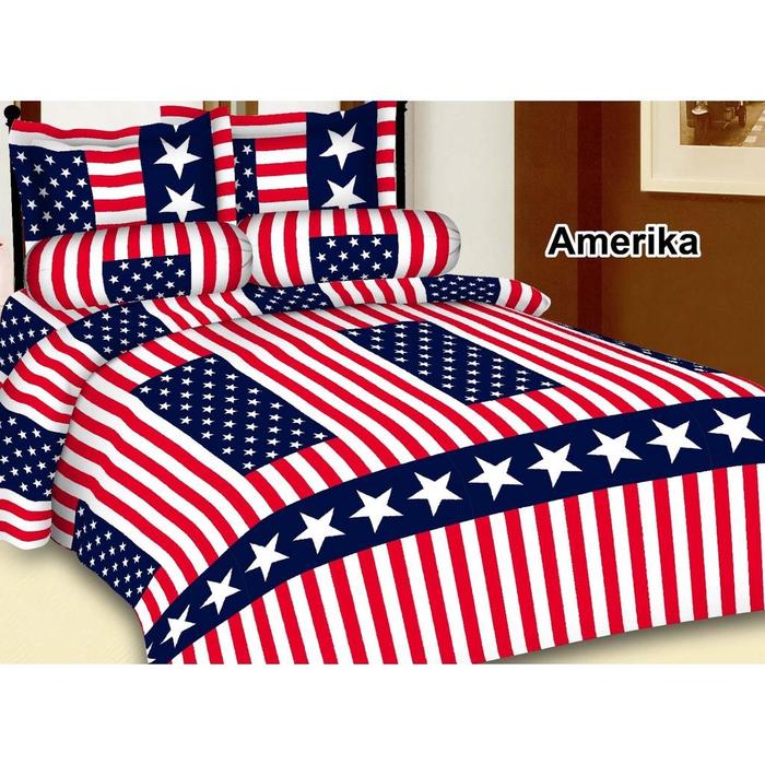 Gambar BARU PROMO SPREI SEPRAI MURAH 3D /Sprei KARAKTER / SEPRAI MOTIF BENDERA Amerika / USA / Inggris London / Sprei motif club Bola / JUVENTUS / REAL MADRID / MU /AC MILAN / Sprei Uk 180x200 / 160x200 Sprei No 1 dan No 2 Sprei Home Made tidak luntur COD - USA, 180X200 dari Lerry_Mart undefined Tokopedia