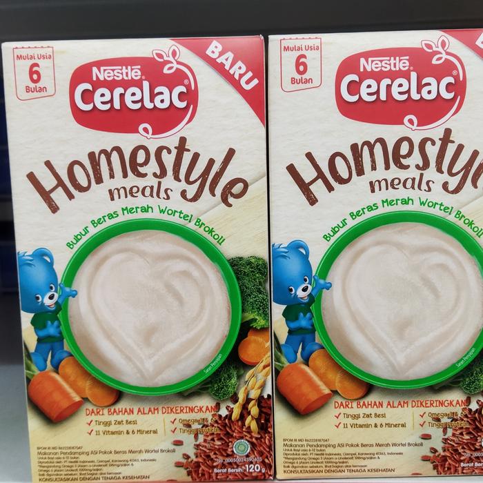 Gambar Cerelac bubur sereal bayi 6+bulan (5variant rasa) 120gr box - wortel, brokoli dari Han&amp;Niif241097 undefined Tokopedia