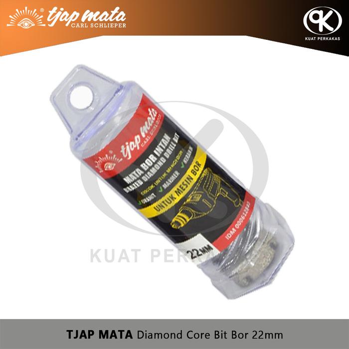 Gambar Mata Bor Intan 22mm TJAP MATA Brazed Diamond Core Drill Bit 22 MM Granit Marmer Keramik dari Kuat Perkakas Tools undefined Tokopedia
