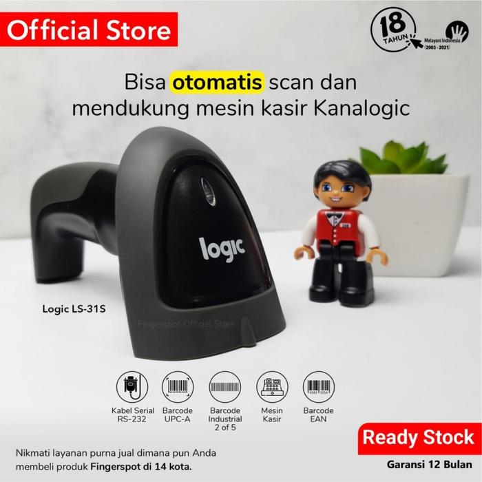 Gambar Mesin Kasir Lengkap dan Murah KCR-181S - Barcode Ls31S dari WeOne Solution undefined Tokopedia