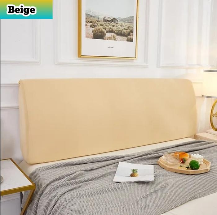 Gambar Cover Headboard Sarung Sandaran Kepala Tempat Tidur Penutup Divan - Beige, 200cm dari Kazayn Store undefined Tokopedia