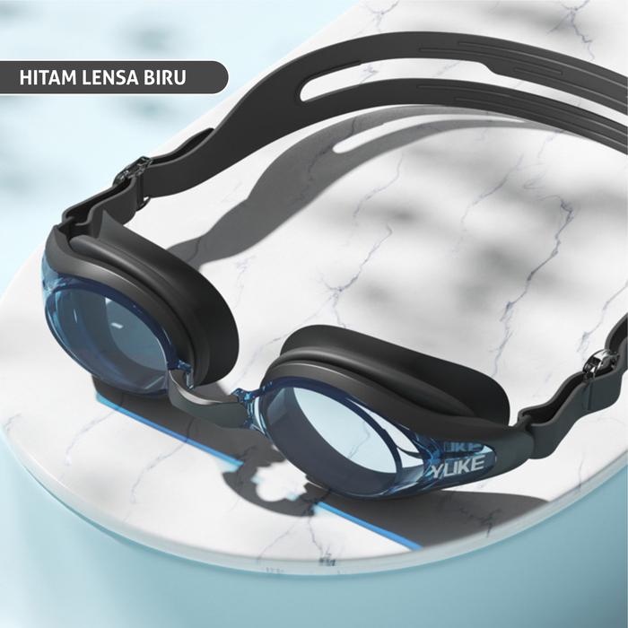 Gambar Colore.in Kacamata Renang Anak Anti Kabut Silikon Polycarbonate Unisex SA16 - Black Lens Blue dari Colore.in Eyewear undefined Tokopedia