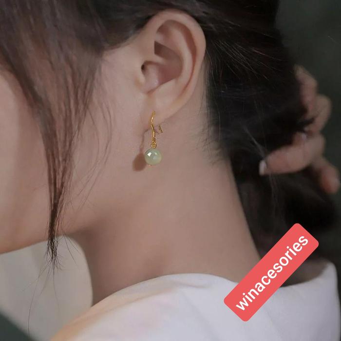 Gambar Anting xuping hias kristal - Hijau dari winacesories1000 undefined Tokopedia